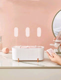 Pink/White Makeup Brush/Sanitary Storage Container