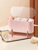 Pink/White Makeup Brush/Sanitary Storage Container